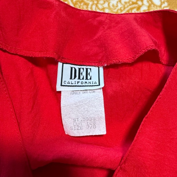 DEE CALIFORNIA Vintage Women’s Jumpsuit 7/8 Elastic Waist 80s style disco - Picture 9 of 15